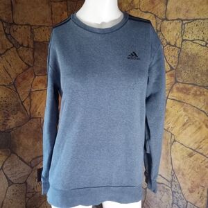 Adidas Women's Gray Crewneck Sweater